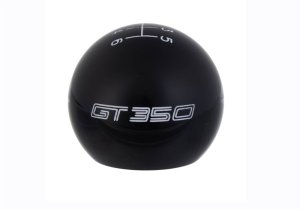 Ford Mustang Shift Knob - Ford Racing - GT350 6-Speed, Gloss Black, 2 in. Diameter - Black - `15-`19